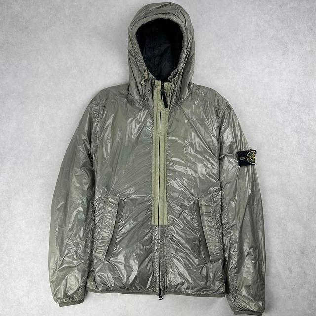 Stone Island Men's Jacket - Khaki/Green - L on Productcaster.