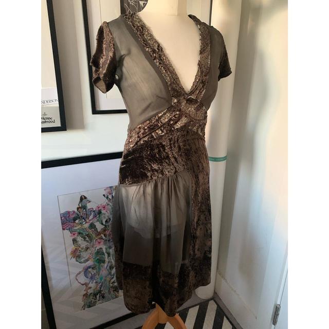 Vintage Women's Slip Dress - Grey - 8 on Productcaster.