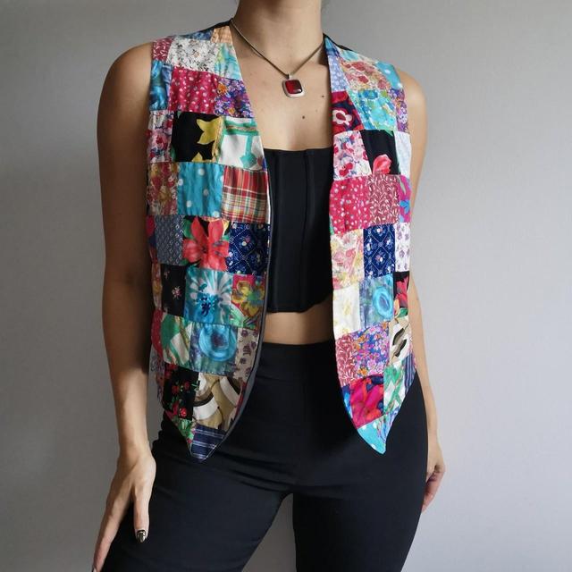 Vintage Women's Vest - Multi/Black - M on Productcaster.