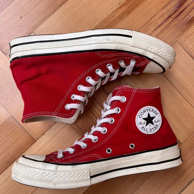 Converse Women's Trainers - Red - UK 6.5 on Productcaster.