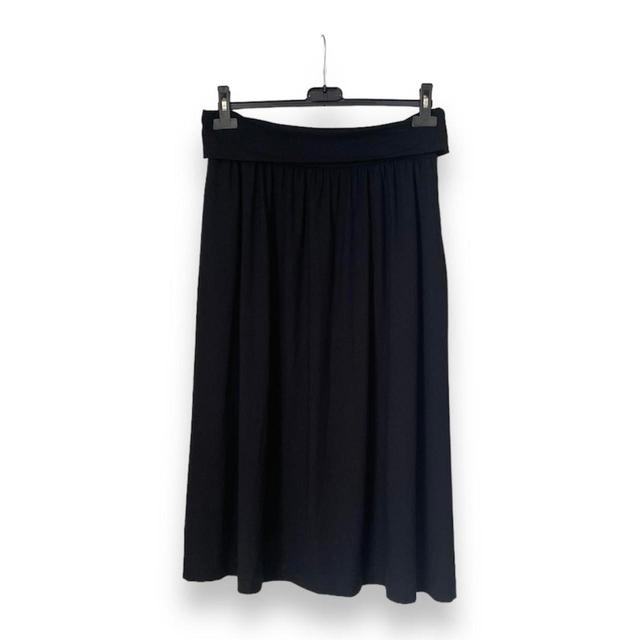 John Lewis Women's Cotton Skirt - Black - UK 14 on Productcaster.