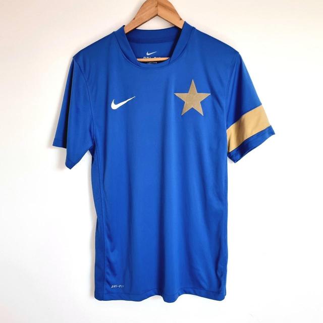 Nike Men's T-shirt - Blue - S on Productcaster.