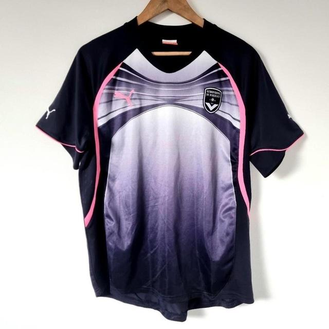 Puma Men's T-shirt - Pink/Navy - L on Productcaster.