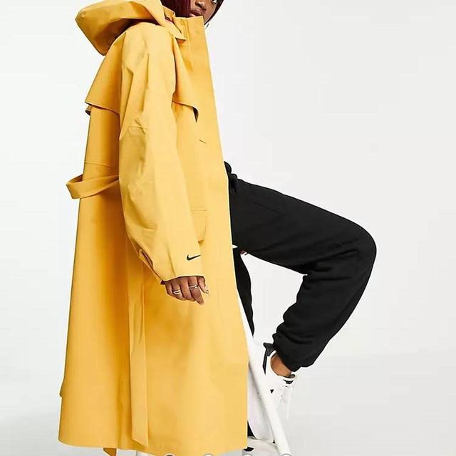 Nike Women's Raincoat - Yellow/Gold - M on Productcaster.