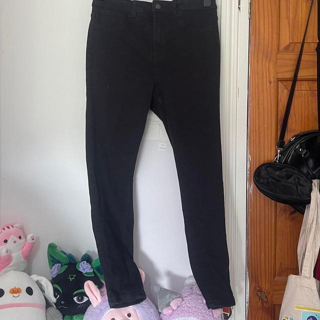 New Look Women's Skinny Jeans - Black - UK 14 on Productcaster.