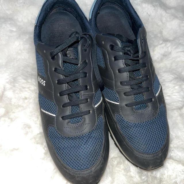 Hugo Boss Men's Trainers - Navy/Black - UK 9 on Productcaster.