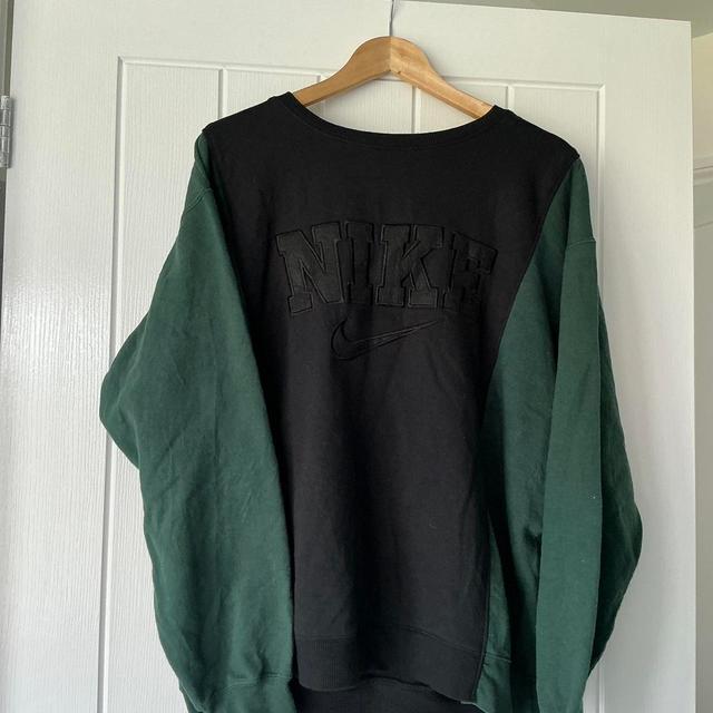 Nike Men's Sweatshirt - Green/Black - XL on Productcaster.