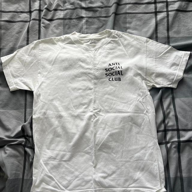 Anti Social Social Club Men's T-shirt - White - M on Productcaster.