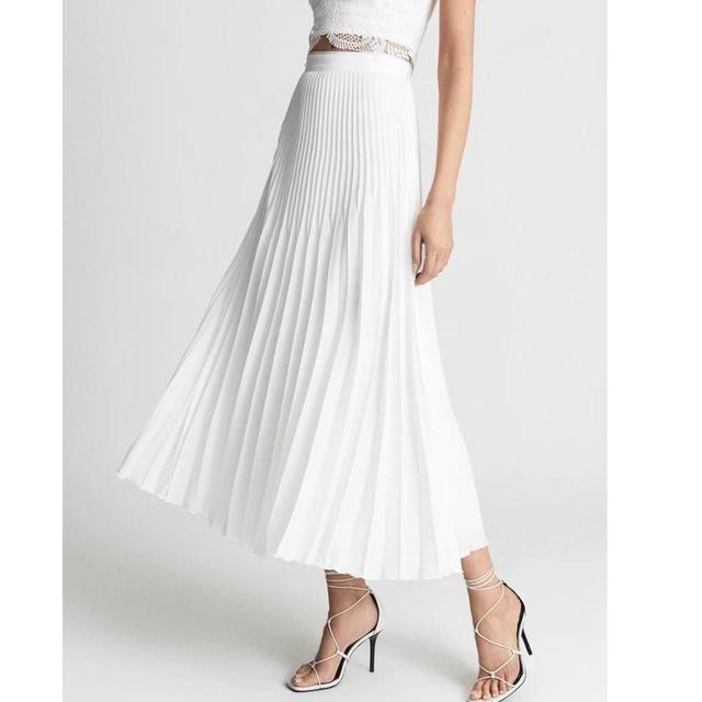 Reiss Women's Skirt - White - XS on Productcaster.