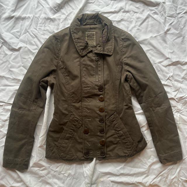 Marithé + François Girbaud Women's Jacket - Grey - S on Productcaster.