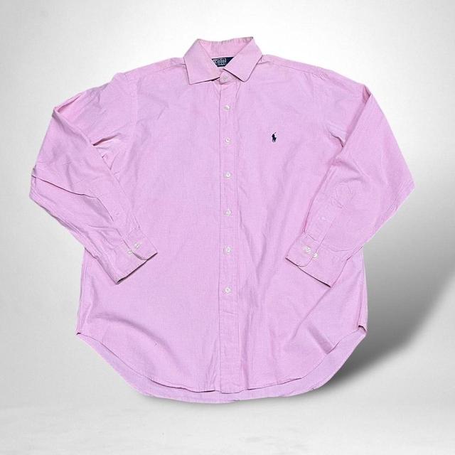 Ralph Lauren Men's Shirt - Pink - L on Productcaster.