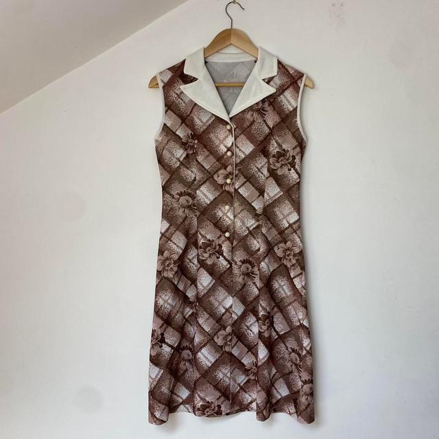 Vintage Women's Dress - Brown on Productcaster.