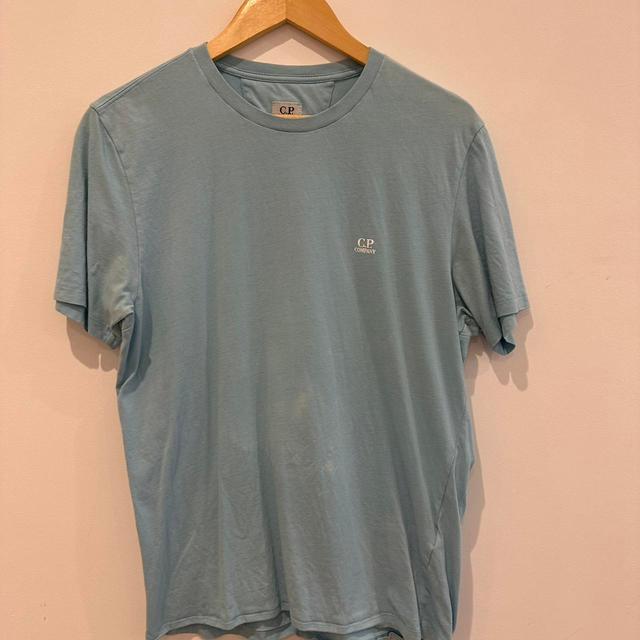 CP Company Men's T-shirt - Blue - M on Productcaster.