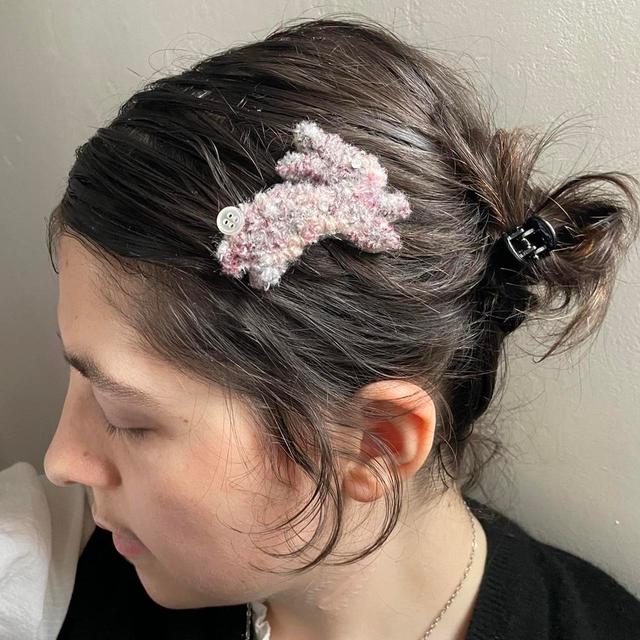 Women's Hair accessory - Grey/Pink on Productcaster.