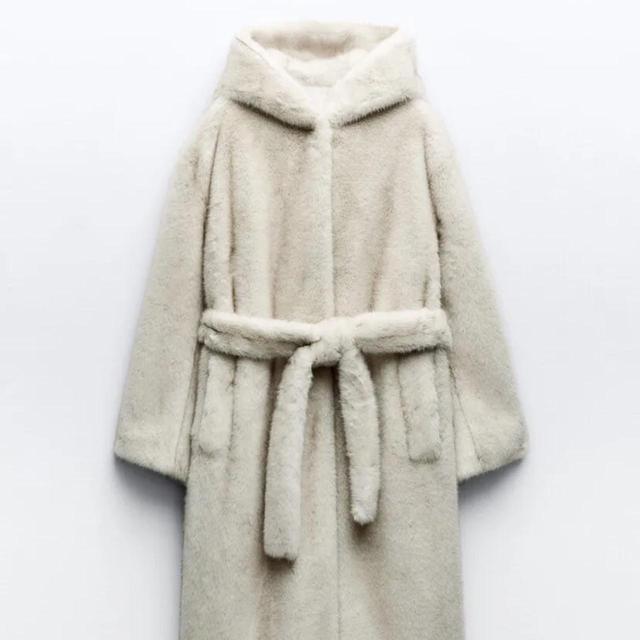 Zara Women's Coat - Cream - S on Productcaster.