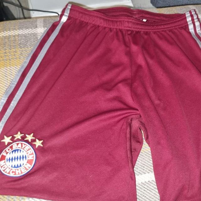 Adidas Men's Shorts - Burgundy/Red - S on Productcaster.