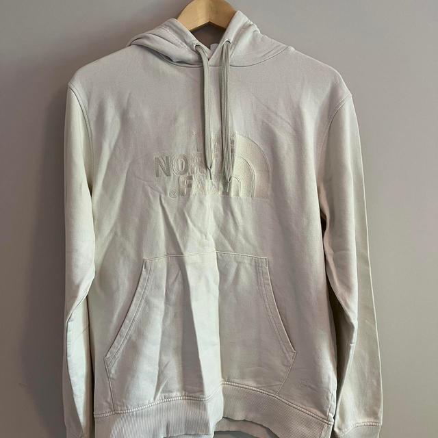 The North Face Men's Hoodie - White/Cream - M on Productcaster.