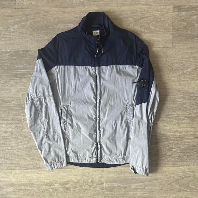 CP Company Men's Jacket - Grey/Navy - M on Productcaster.