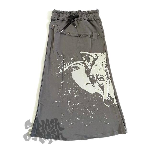 Designer Women's Maxi Skirt - Grey - S on Productcaster.