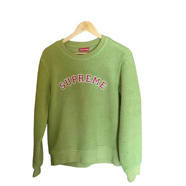 Supreme Men's Sweatshirt - Green - M on Productcaster.