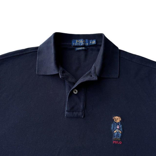 Polo Ralph Lauren Men's Polo shirt - Navy/Blue - M on Productcaster.