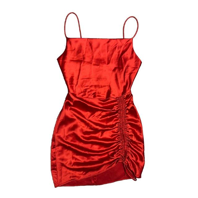 Zara Women's Mini Dress - Red - XS on Productcaster.