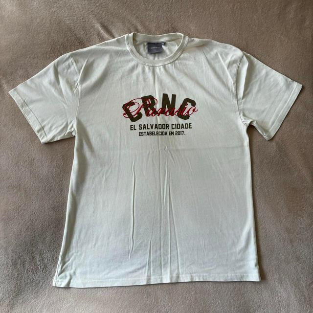 Cernucci Men's T-shirt - Cream - M on Productcaster.