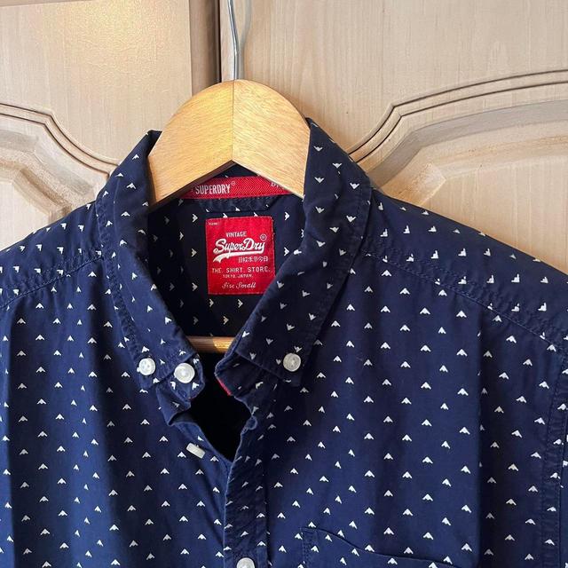 Superdry Men's Shirt - Navy - S on Productcaster.