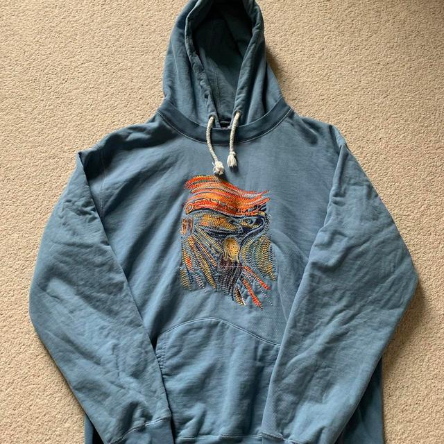 Designer Men's Hoodie - Blue - XL on Productcaster.