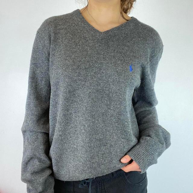 Ralph Lauren Women's Jumper - Grey - L on Productcaster.