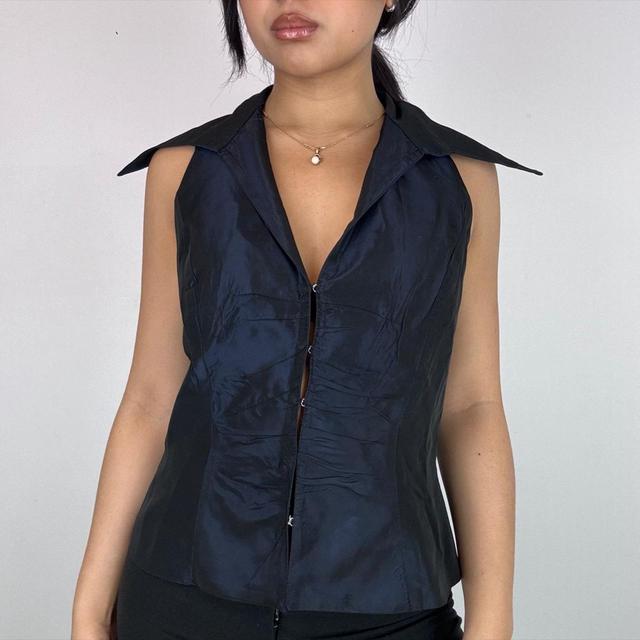 Vintage Women's Vest - Navy - 10 on Productcaster.