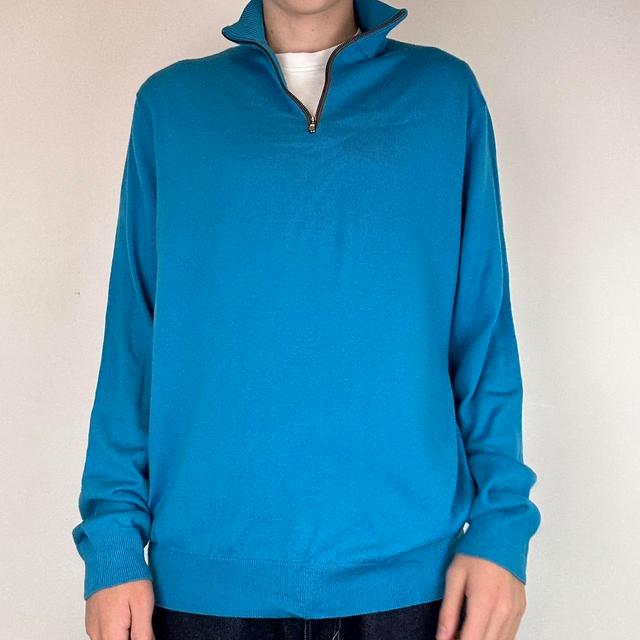 Ralph Lauren Men's Jumper - Blue - L on Productcaster.