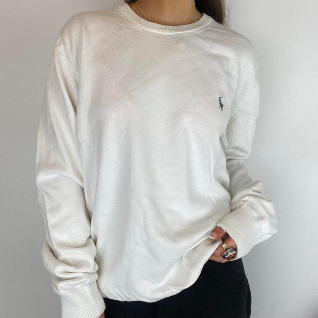 Ralph Lauren Women's Jumper - White - XXL on Productcaster.