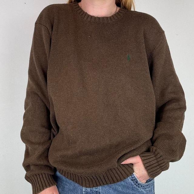 Ralph Lauren Women's Jumper - Brown - XXL on Productcaster.