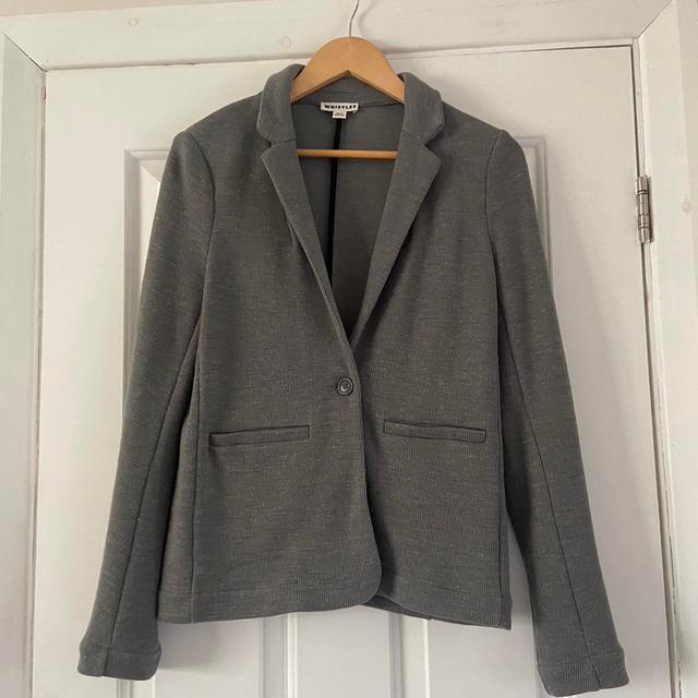 Whistles Women's Tailored jacket - Grey - UK 10 on Productcaster.