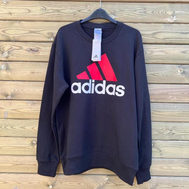 Adidas Men's Sweatshirt - Black - M on Productcaster.