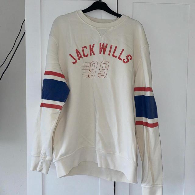 Jack Wills Men's Sweatshirt - White - L on Productcaster.