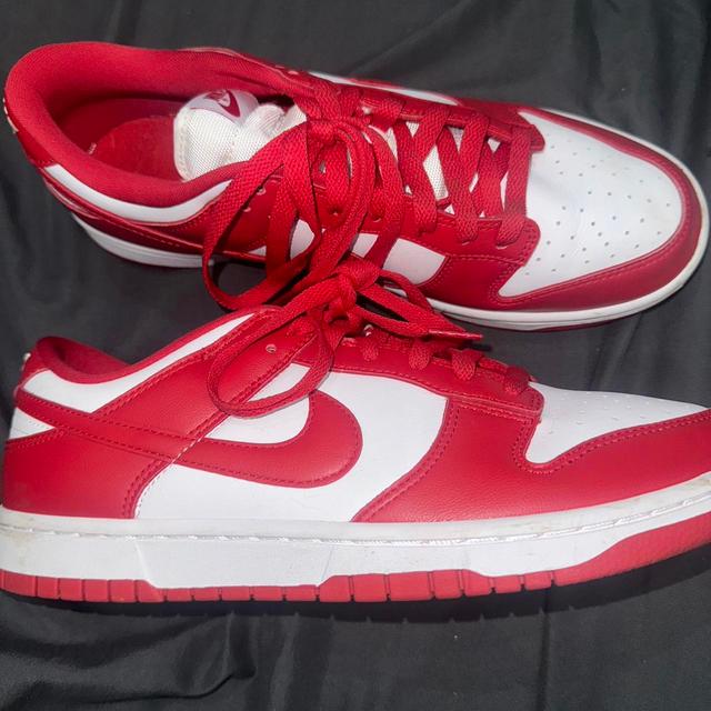 Nike Men's Trainers - Red/White - UK 9 on Productcaster.