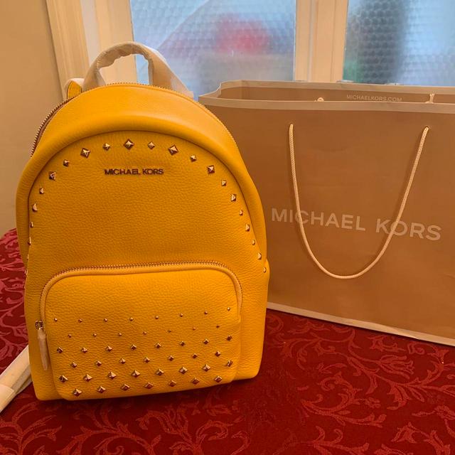 Michael Kors Women's Backpacks - Yellow on Productcaster.