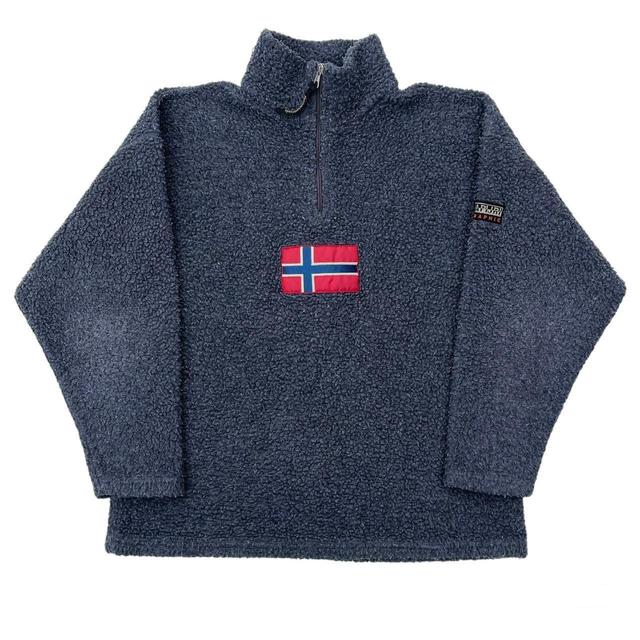 Napapijri Men's Jumper - Grey - M on Productcaster.