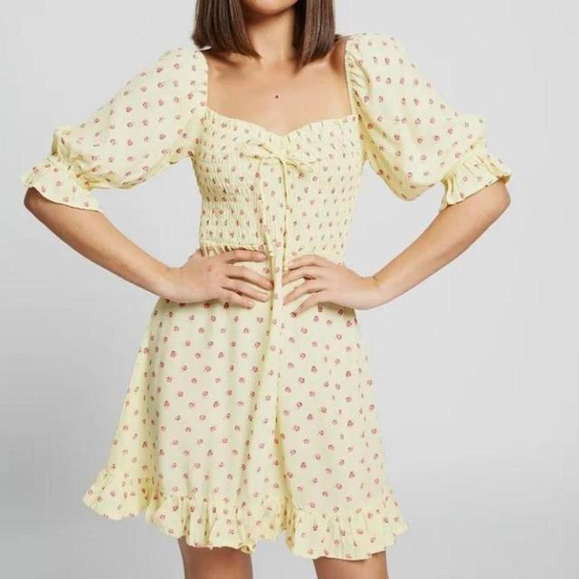 Faithfull The Brand Women's Dress - Yellow - 12 on Productcaster.