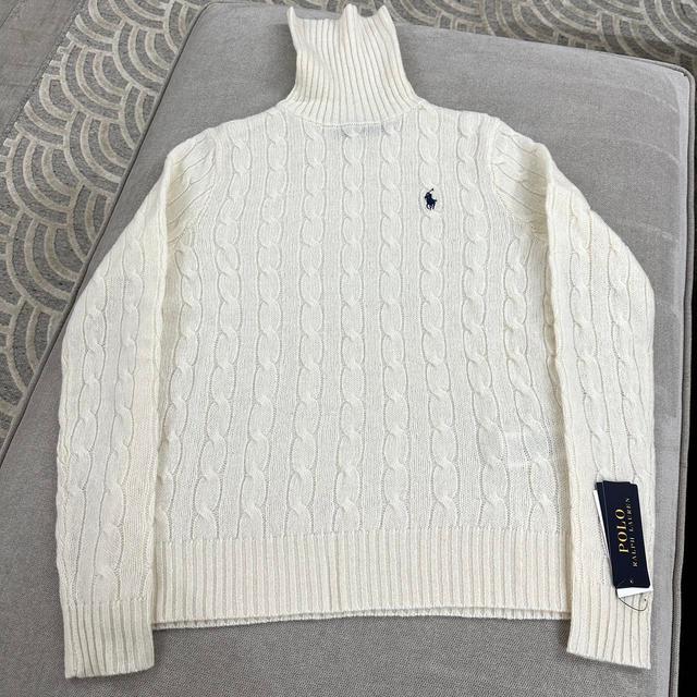 Polo Ralph Lauren Women's Jumper - Cream - M on Productcaster.