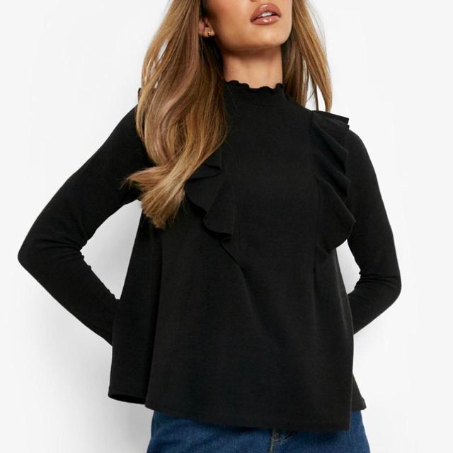 Boohoo Women's Jumper - Black - 8 on Productcaster.