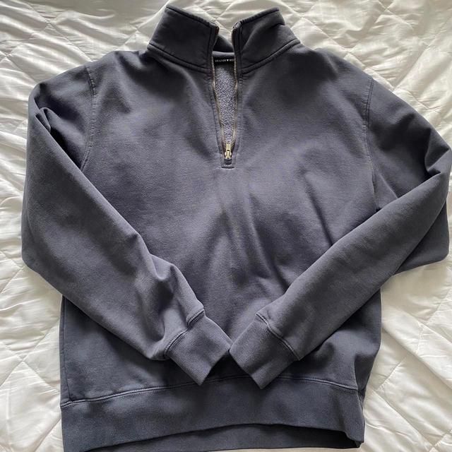 Brandy Melville Women's Sweatshirt - Blue/Navy - One size on Productcaster.