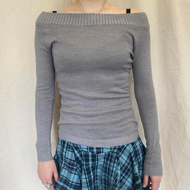 Vintage Women's Jumper - Grey on Productcaster.