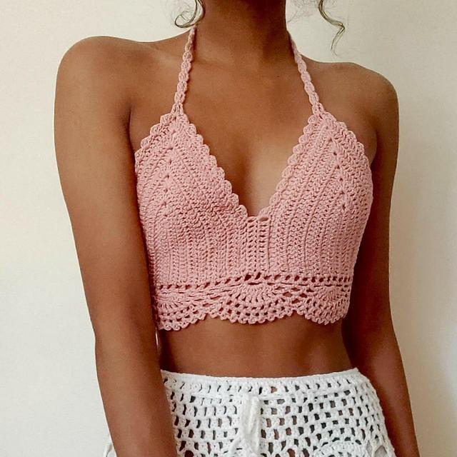 Women's Crop top - Pink - XL on Productcaster.