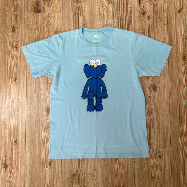 Kaws Men's T-shirt - Blue - M on Productcaster.