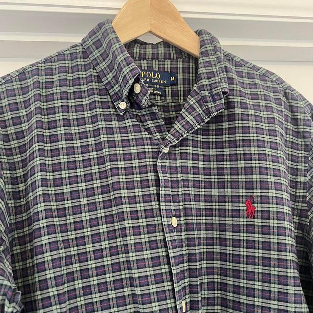 Polo Ralph Lauren Men's Shirt - Multi/Green - M on Productcaster.