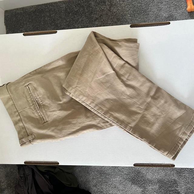 Next Men's Chino Trousers - Tan/Cream - 34" on Productcaster.