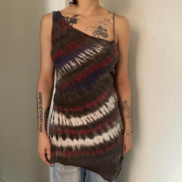 Women's Slip Dress - Multi/Brown - S on Productcaster.